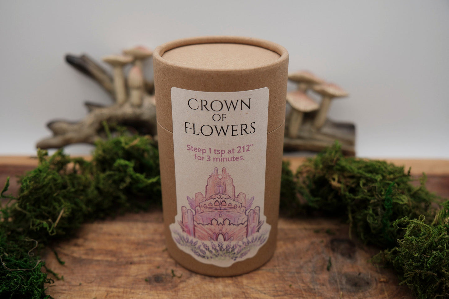 Black Floral Loose Leaf Tea