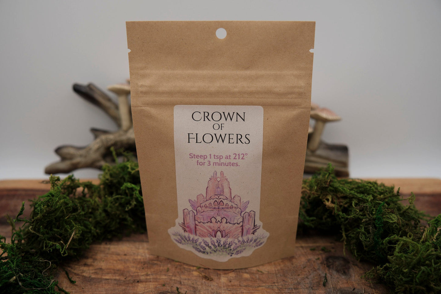 Black Floral Loose Leaf Tea