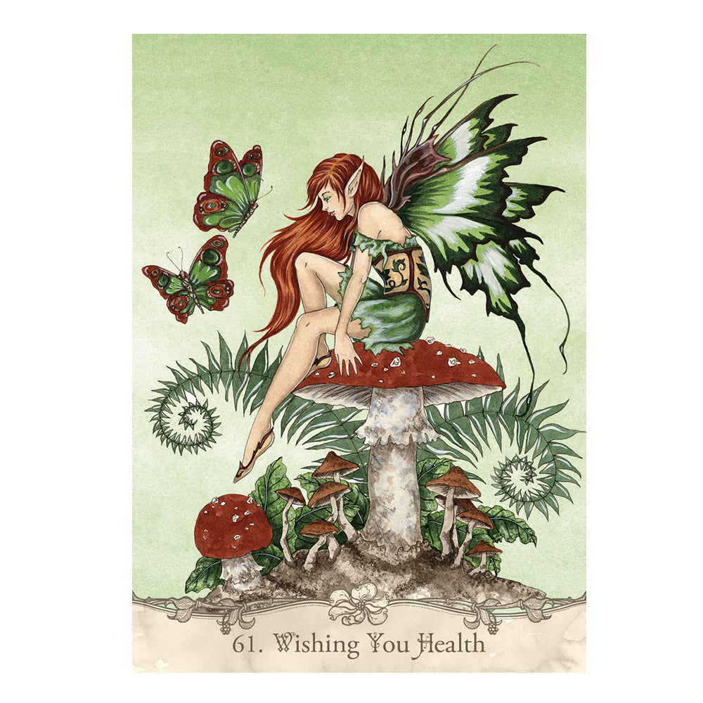 Fairy Wisdom Oracle Deck 64ct & 140-page Book Set