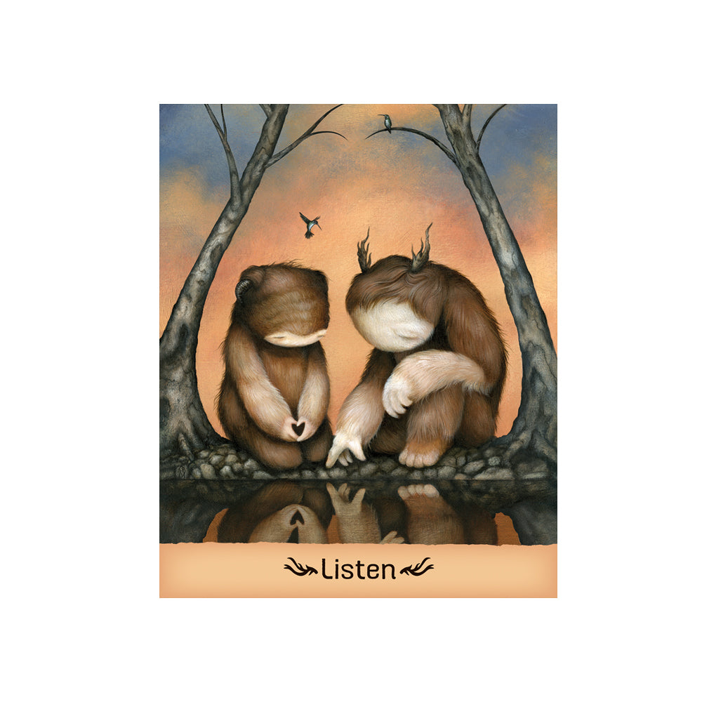 Gentle Creatures Wisdom Tarot Deck 48ct + 68-page Guidebook
