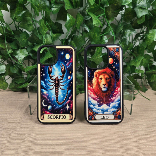 iPhone 16 Pro Tarot Zodiac cell phone case (Multiple designs available)