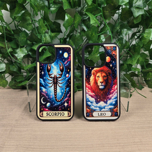 iPhone 16 Pro Tarot Zodiac cell phone case (Multiple designs available)