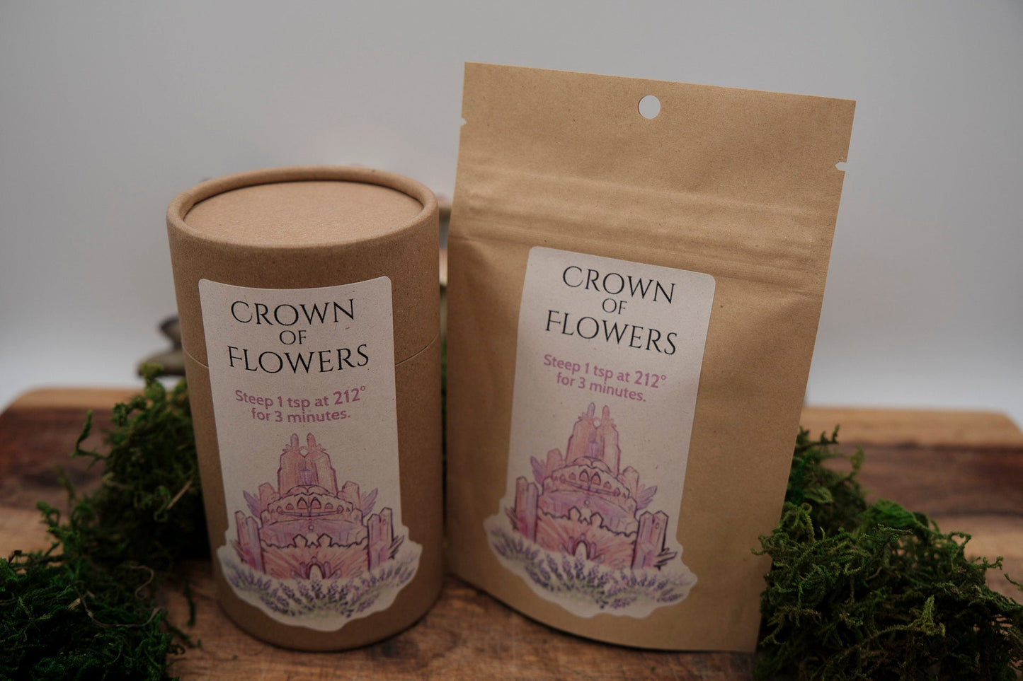 Black Floral Loose Leaf Tea