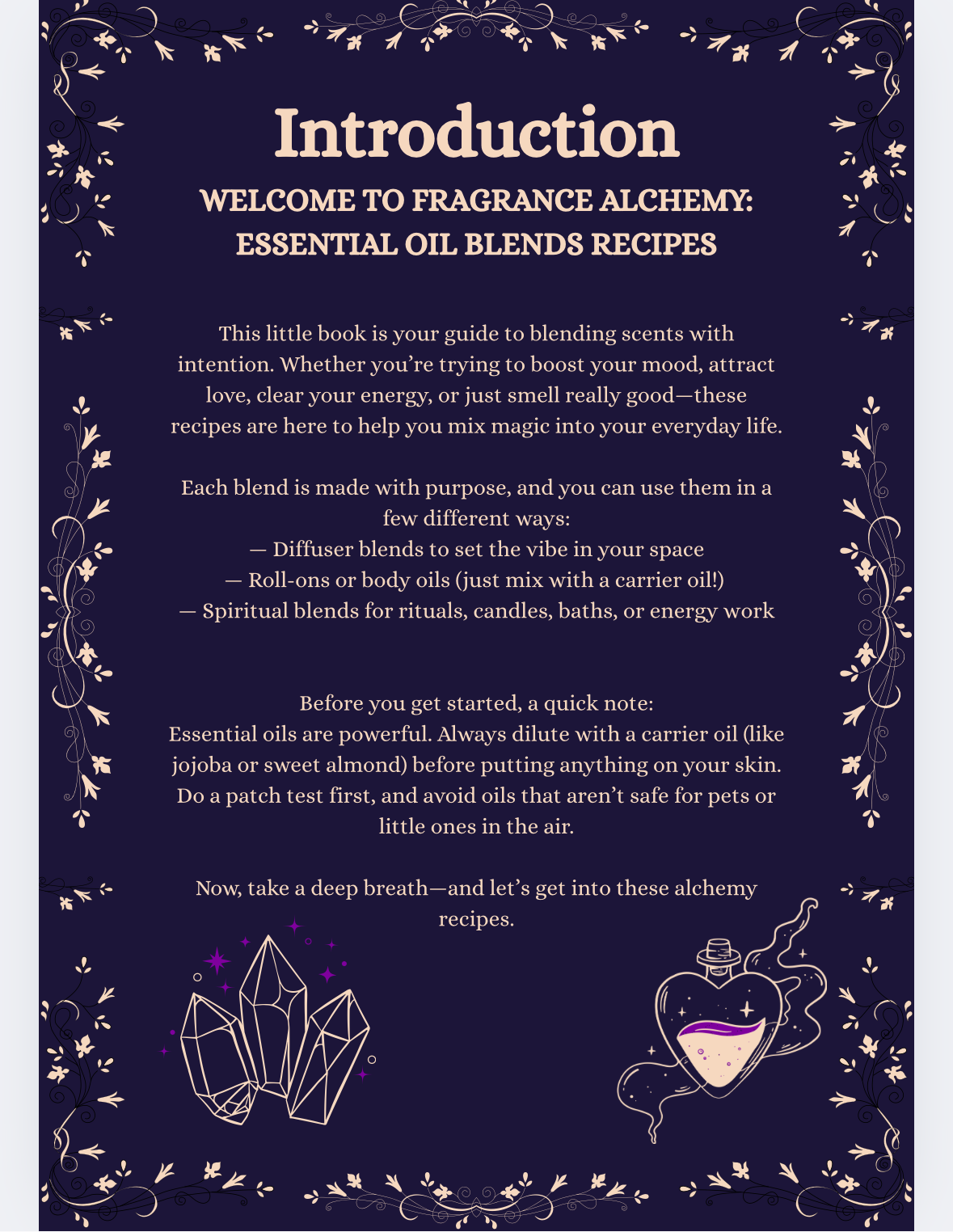 Fragrance Alchemy Essential Oil Blends, Recipes & Rituals eBook + Printable Toolkit