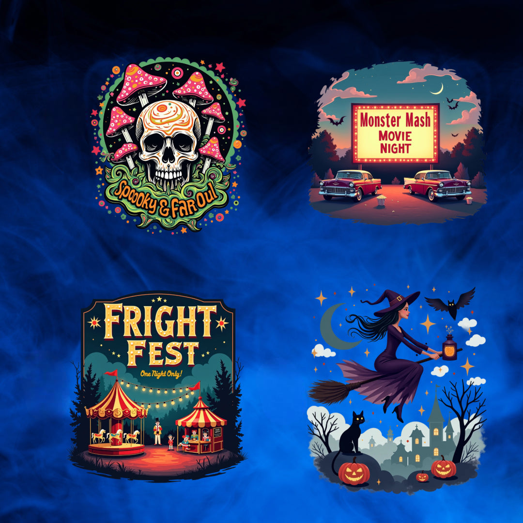Frightfully Cute Halloween Sign (Multiple Designs and Sizes Available)