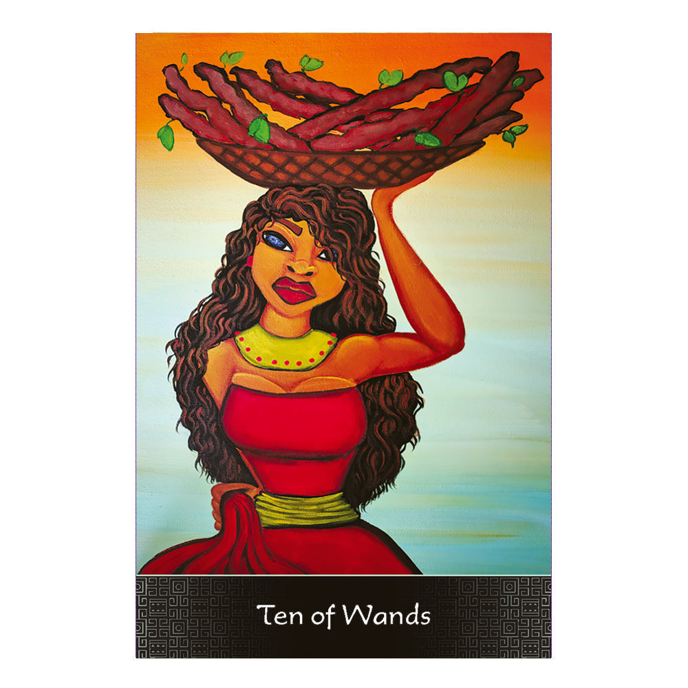 Afro Goddess Tarot Arcanas 80ct