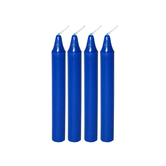 Mini Ritual Candle - Blue (Set of 4)
