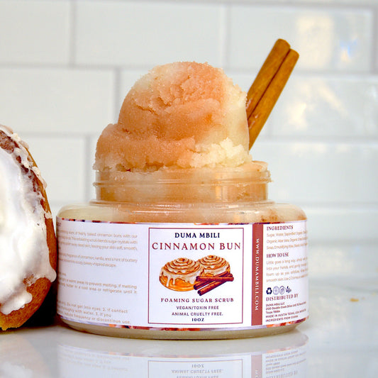 Cinnamon Bun Foaming Sugar Scrub