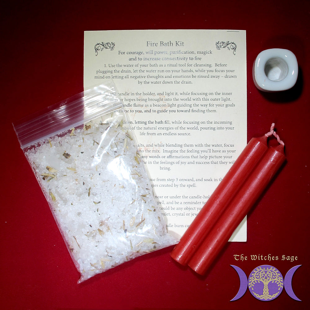 ‘Fire’ bath kit (passion & ambition)