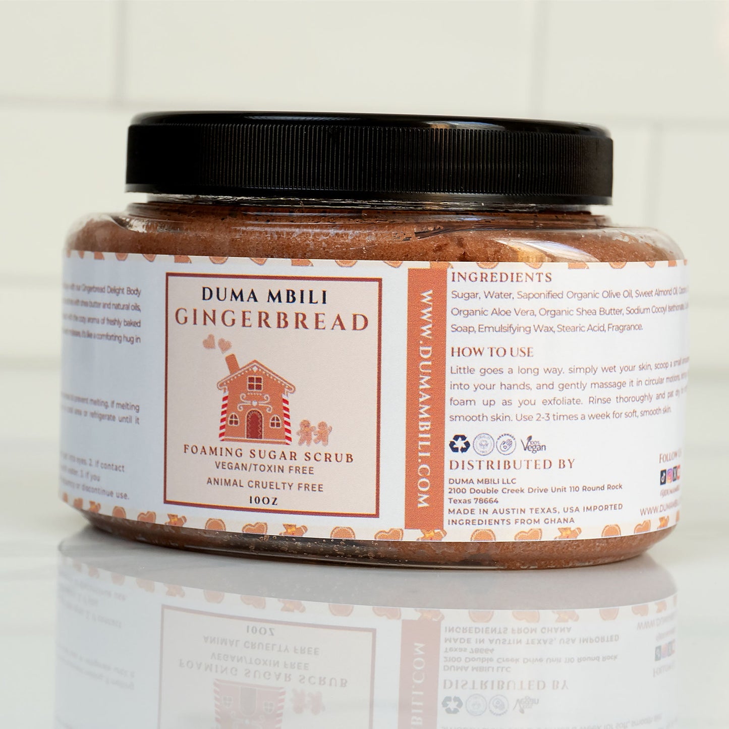 Gingerbread Foaming Sugar Scrub 10oz