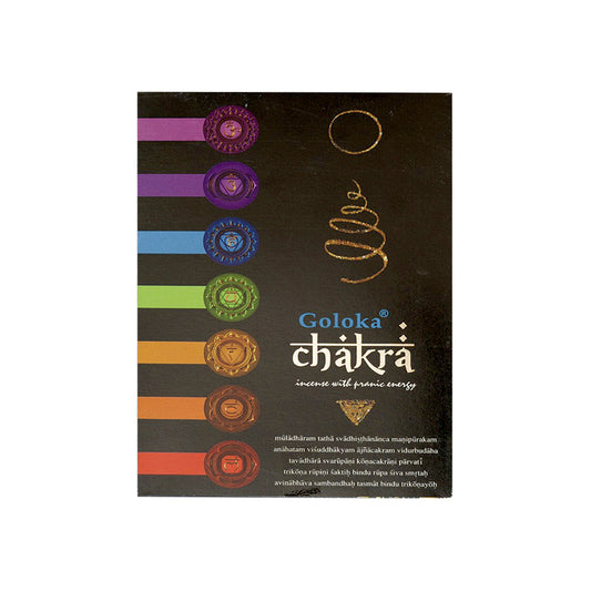 Goloka Chakras - Backflow Incense Cones