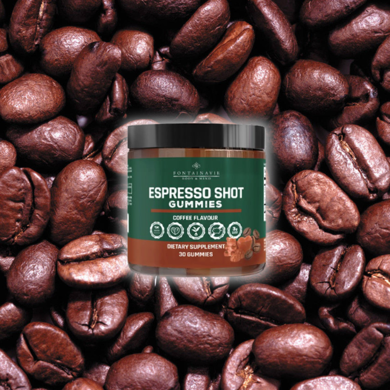 Espresso Shot Body & Mind Gummy Vitamins by Fontanavie 30ct