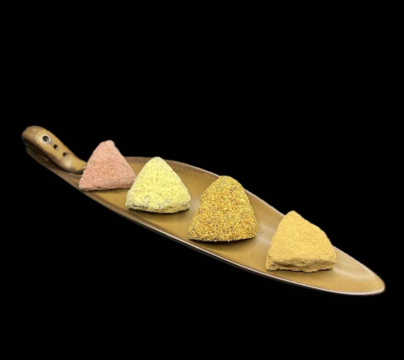 Leaf Ceramic Burner | Incense | Pyramid | Triangle | 7 Day