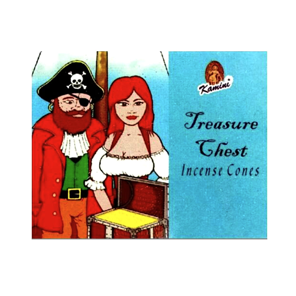 Treasure Chest - Incense Cones 10ct
