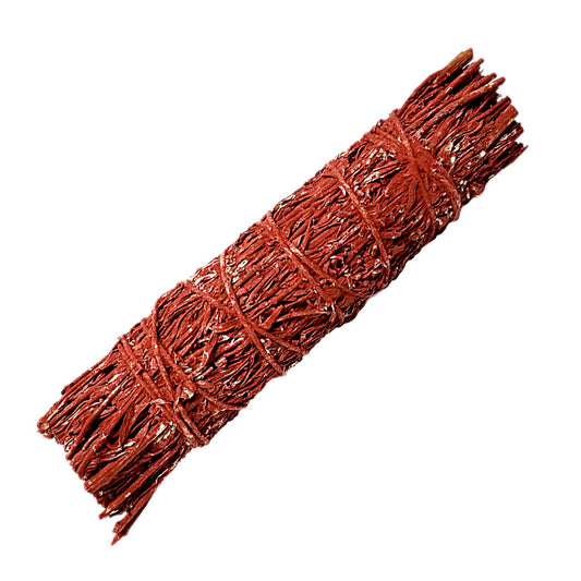 Mountain Sage and Dragon's Blood Resin Smudge Stick 4in.