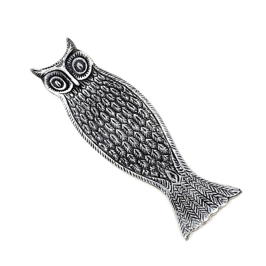 Owl Metal Incense Stick Holder