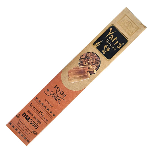 Sandal with Cinnamon - Natural Incense Sticks 15ct