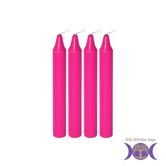 Mini Ritual Candle - Pink (Set of 4)