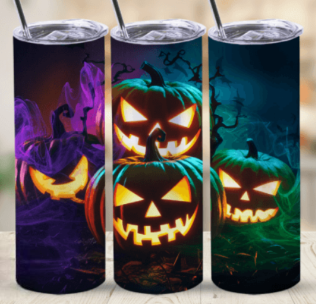 Neon Halloween 20oz Tumbler
