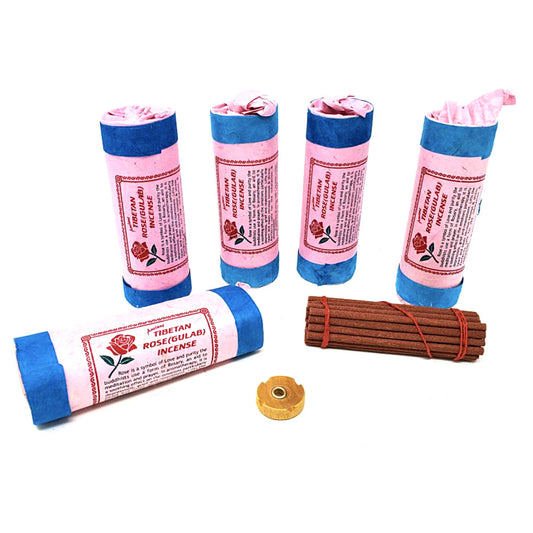 Ancient Tibetan Rose Incense (30 stick) 4.5 in.
