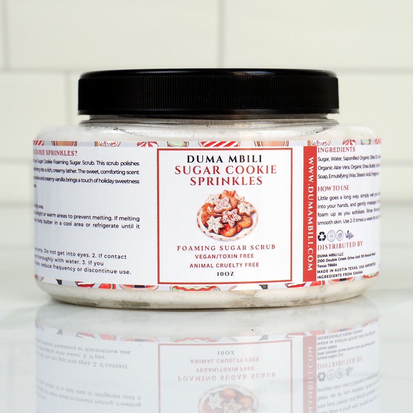Sugar Cookie Sprinkles Foaming Sugar Scrub 10oz