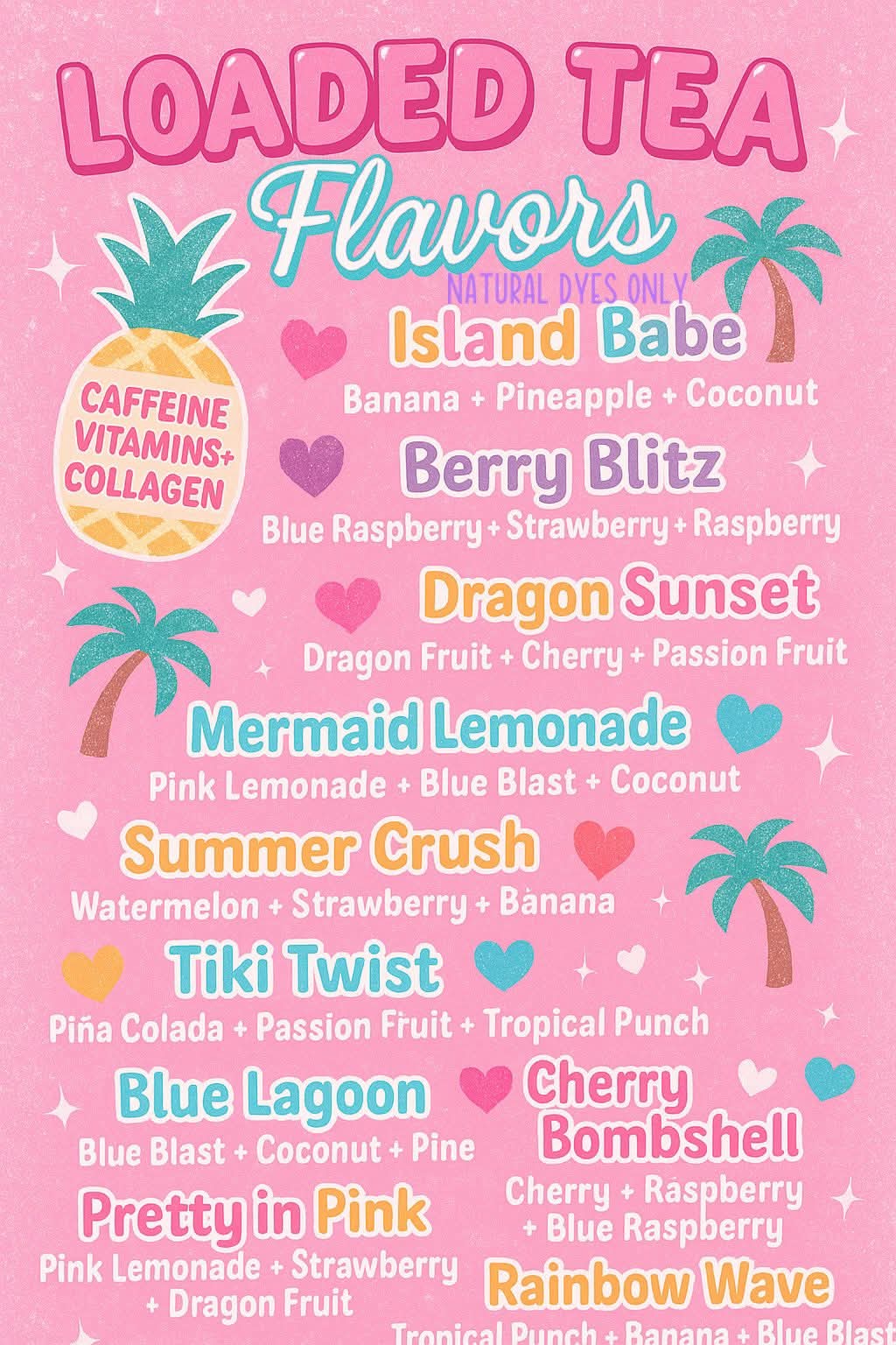 Loaded Tea Pouches – In Stock Flavors | Collagen + Energy + Vitamins